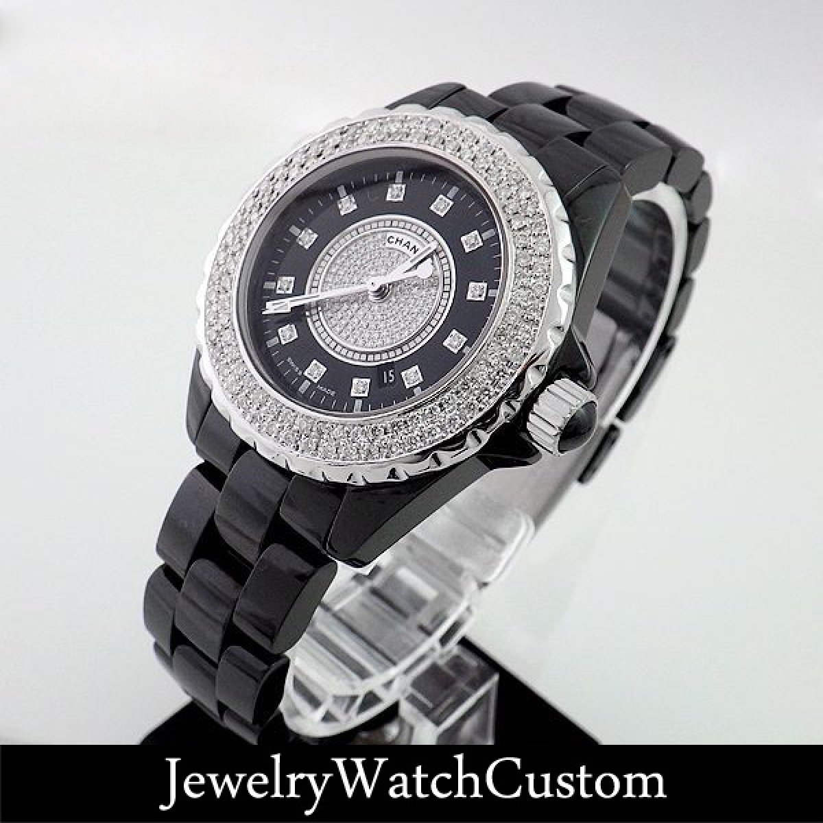 CHANEL J12 33mm H2122 シャネルアフターダイヤベゼル - Jewelry Watch