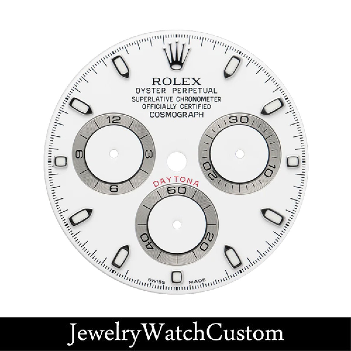 画像1: ROLEX DAYTONA 1165〜（キャリバー4130）用 ホワイト 116520