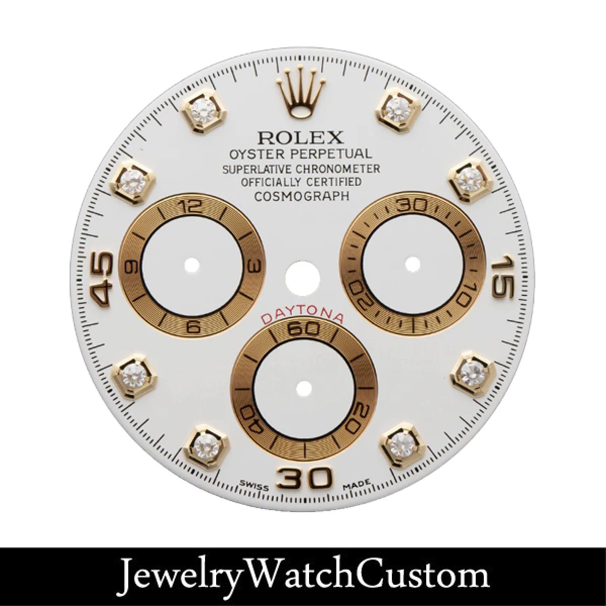 画像1: ROLEX DAYTONA 1165〜（キャリバー4130）用 ホワイト ダイヤモンド アワーマーカー